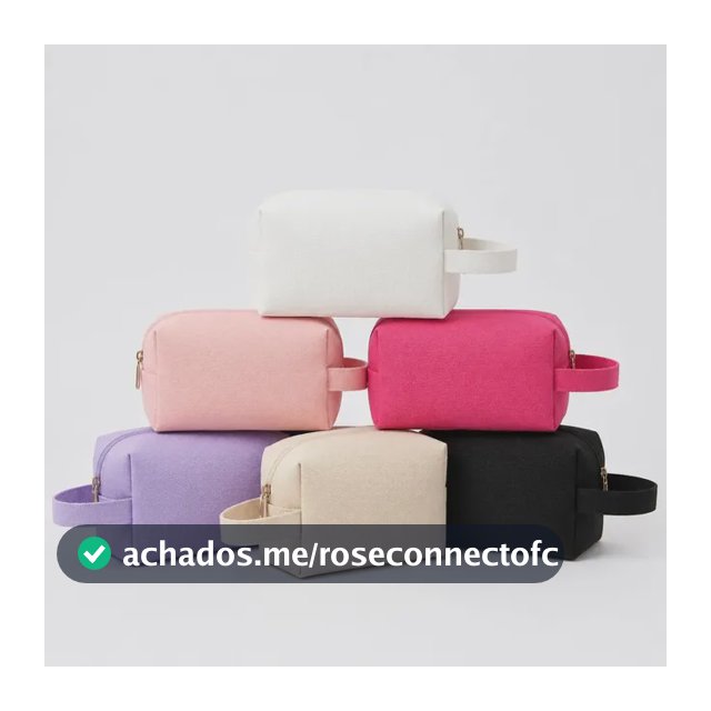 Kit 10 Necessaires Alça Lisa Para Estampar Dtf