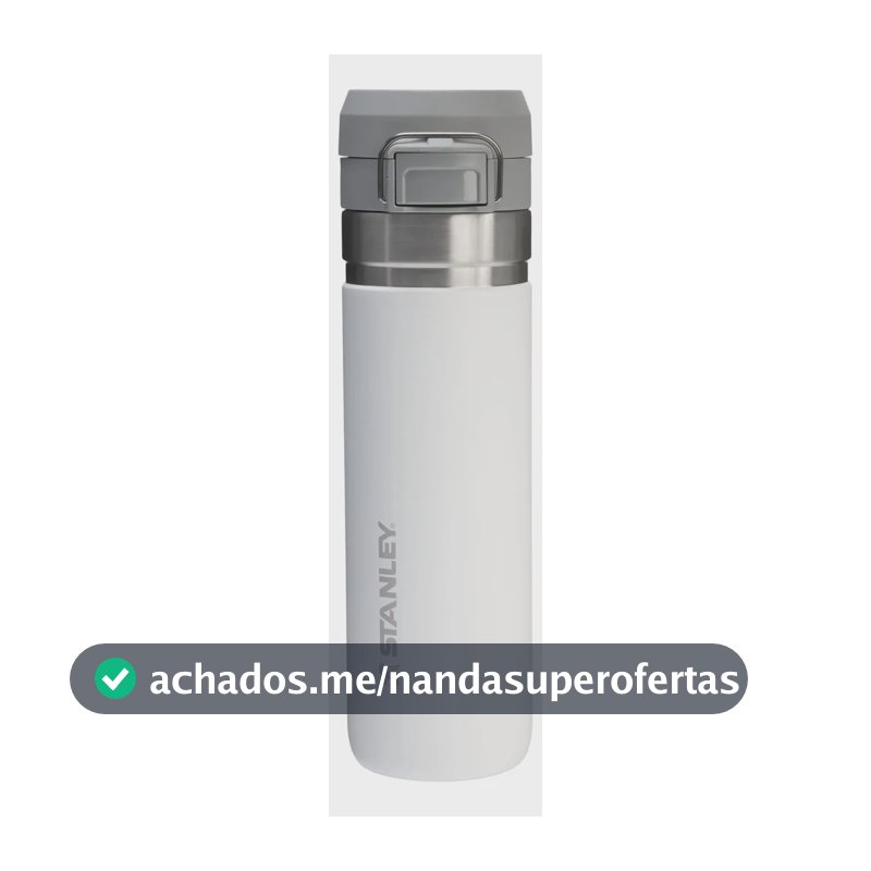 Garrafa Térmica Quick Flip Stanley 710ml Go Bottle Branco Cor Polar