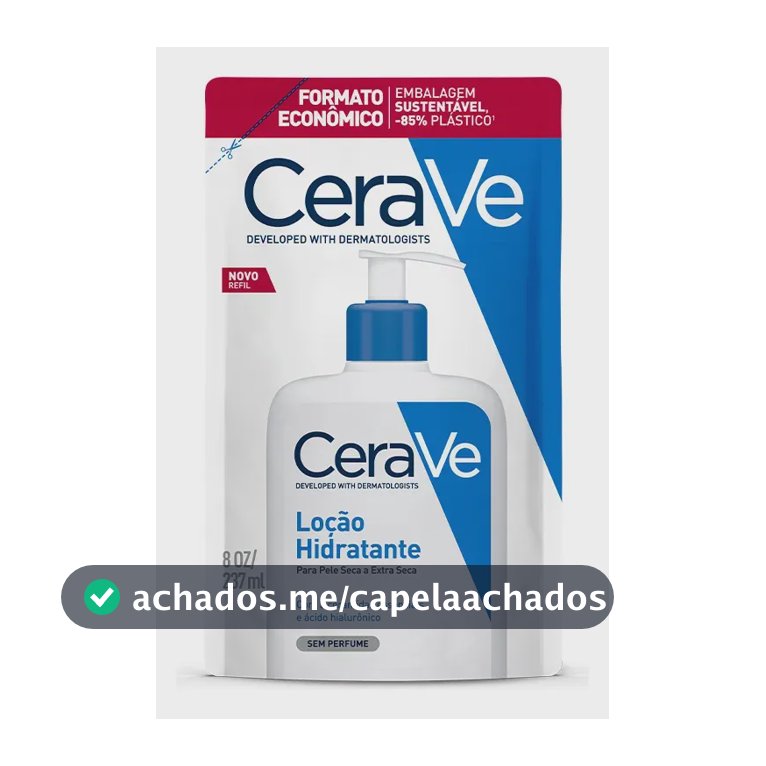 Refil Loção Hidratante Corporal 3 Ceramidas 120h CeraVe 237ml
