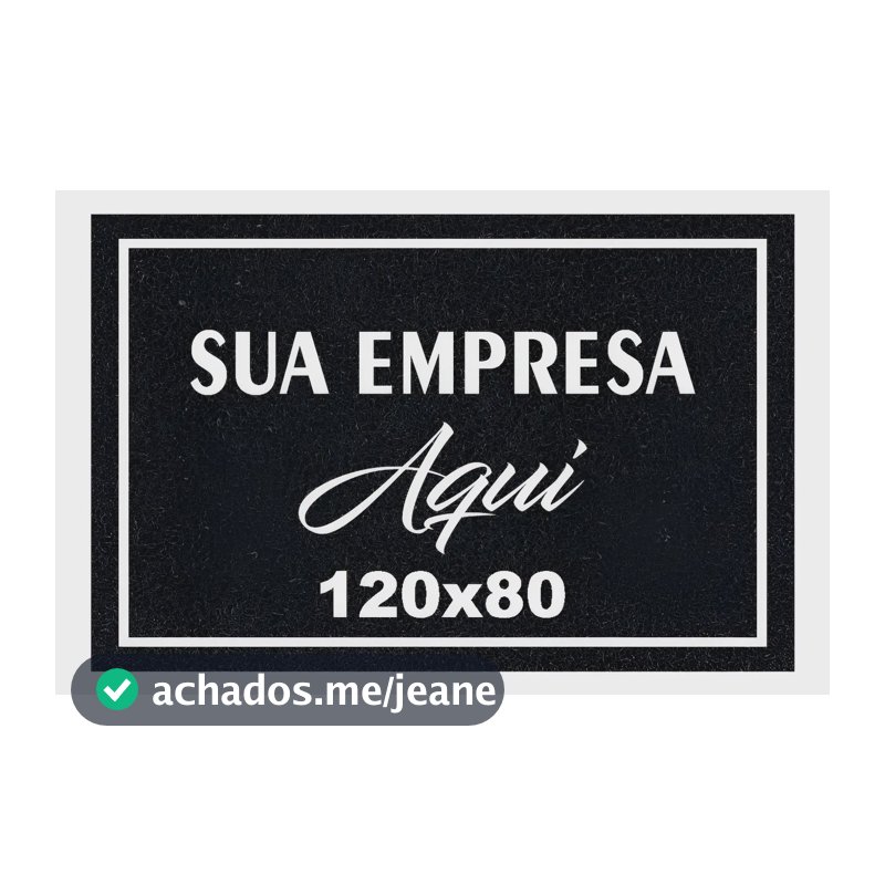 Tapete Capacho Personalizado 120x80 Com Sua Logo 120cm 80cm 1.2 M 80 Cm
