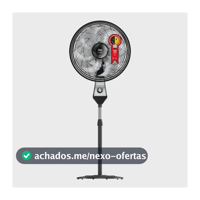 Ventilador de Coluna WAP Flow Turbo Eco 8 Pás 180W com 3 Velocidades