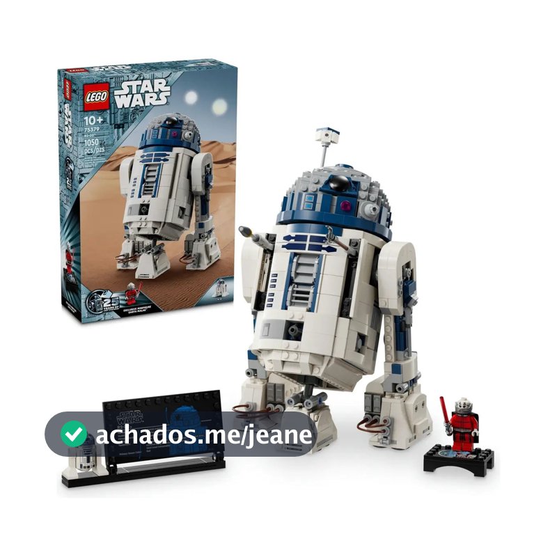 Bloco De Montar Lego Star Wars Droide R2-d2 1050pçs 75379
