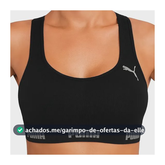 Top Puma Original Feminino Alta Sustentação Academia Fitness