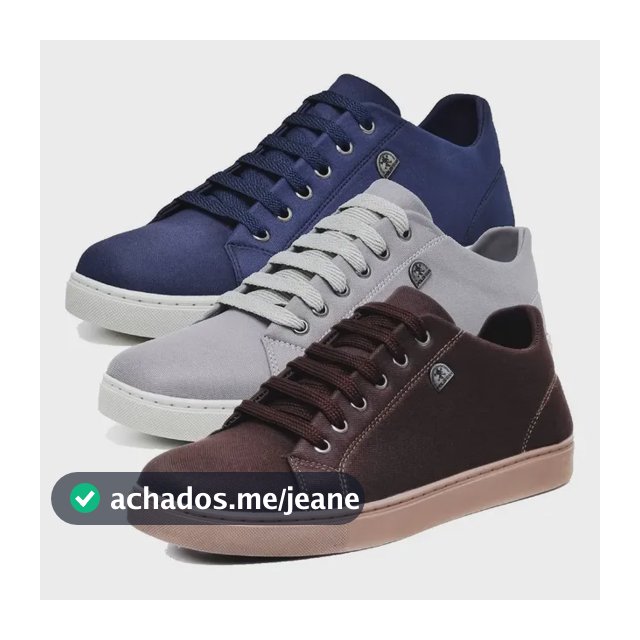 3 Pares Tênis Polo Fran Sapato Masculino Casual Básico