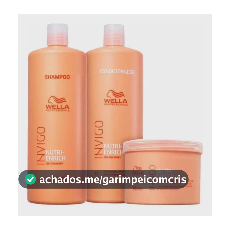 Kit Wella Profissionals Invigo Nutri Enrich (3 Produtos)