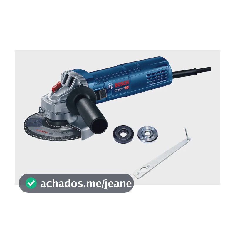 Esmerilhadeira angular Bosch GWS 9-125 S, 1,7kg, 900 W + acessório