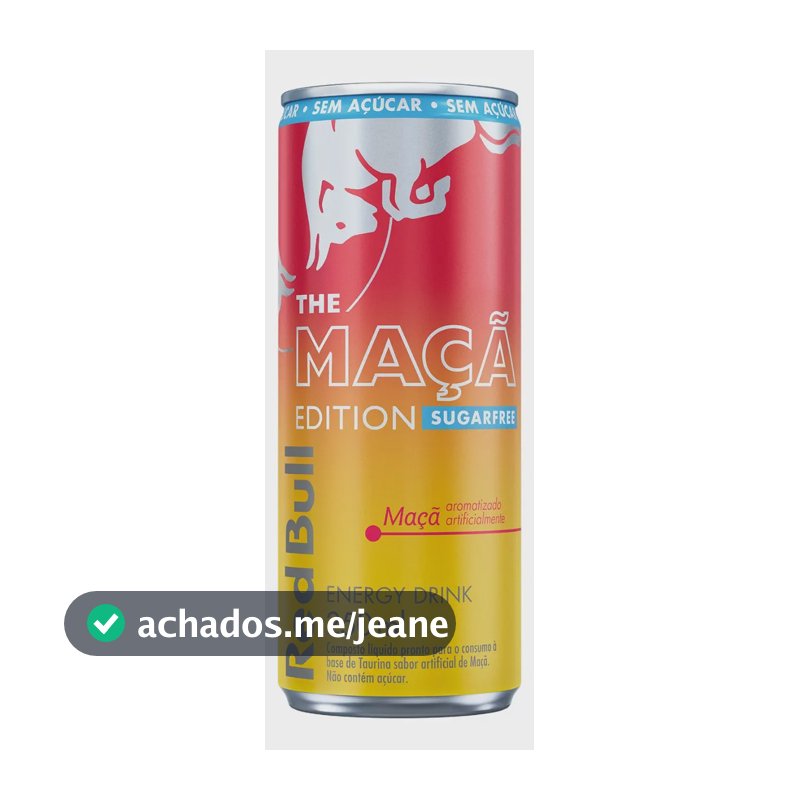 Red Bull Energético, Maçã, Sem Açúcar, 250ml