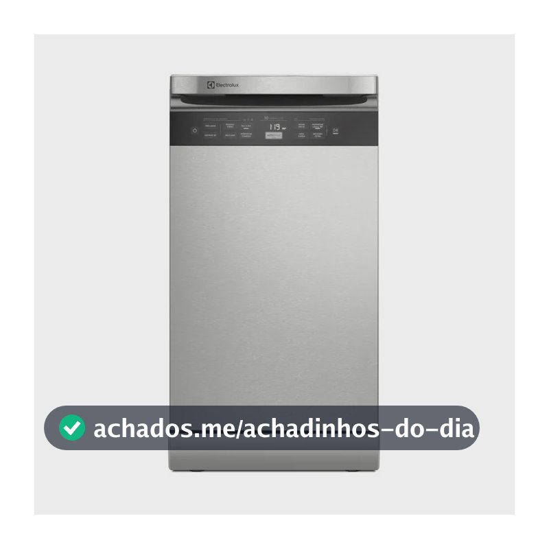 Lava-Louças Electrolux 10 Serviços LL10X com Função Higienizar Inox