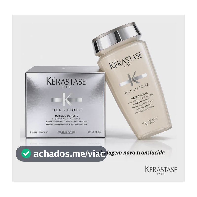Kit Shampoo Kérastase Densifique Bain E Masque Densité