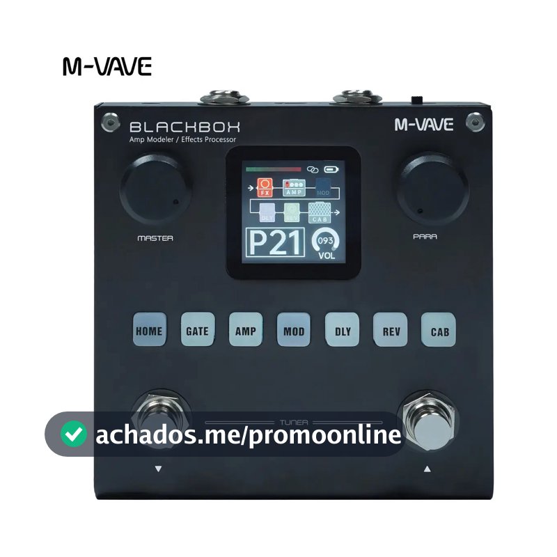 Pedal Multiefeitos M-vave Blackbox