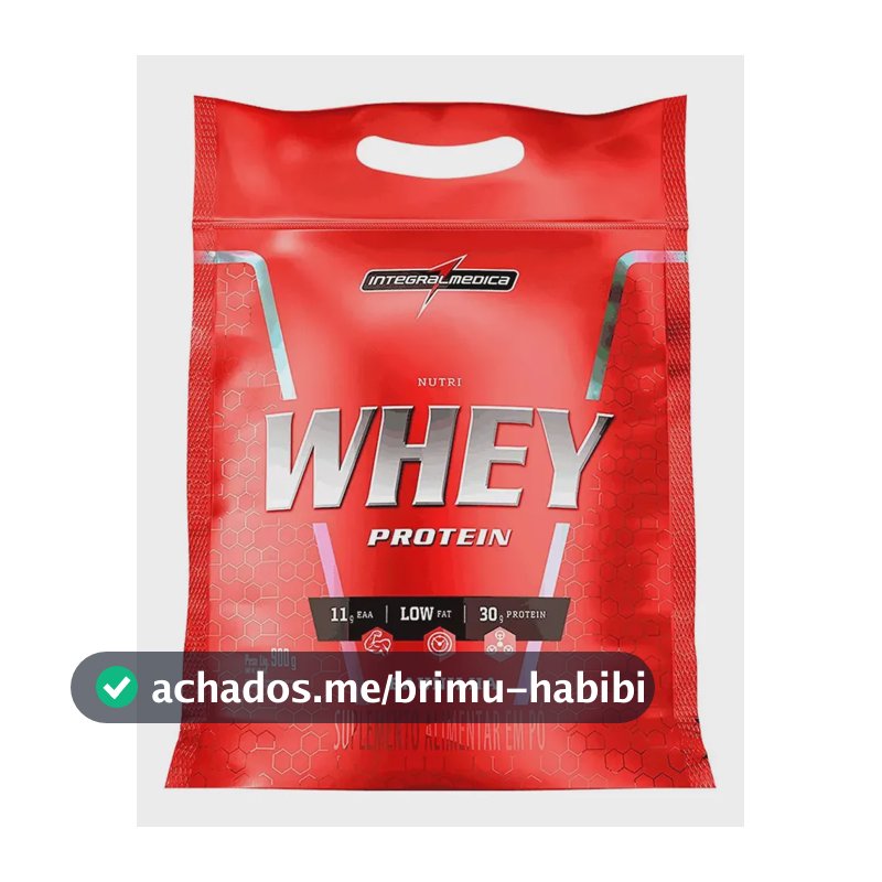 Nutri Whey Protein Baunilha Refil 900g Integral Médica