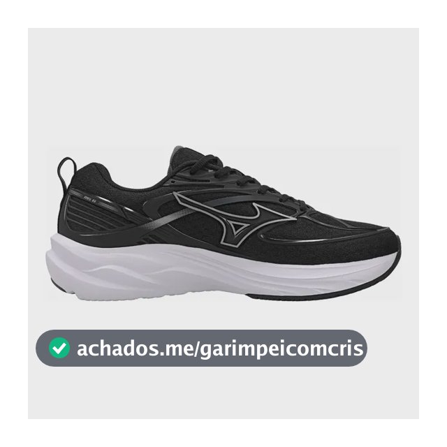 Tênis Masculino Space 6 Mizuno 90-preto Liso 43 Br