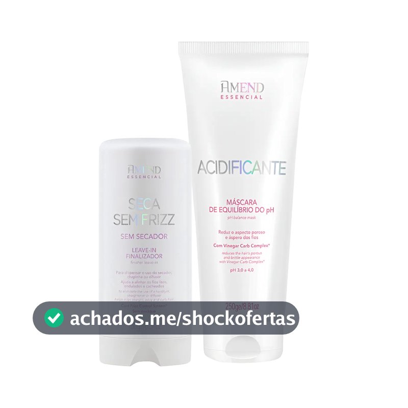 Kit Amend Acidificante Equilíbrio e Leave-in Antifrizz