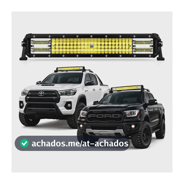 Farol Barra Led Auxiliar Off Road 288w 96 Leds 4x4 52 Cm
