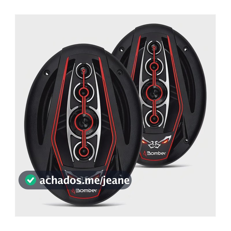 Alto Falante Bomber 6x9 Bicho Papão 350w Rms 6x9 Bomber Leds
