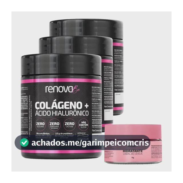Colágeno Verisol Renova Be Ácido Hialurônico Biotina Oxicoco
