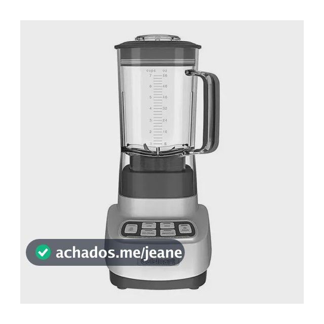 Liquidificador Cuisinart Velocity Ultra 127V 1HP 1,65L Jarra Tritan Ice Crush Smoothies Touch LED Prata - SPB-650BR