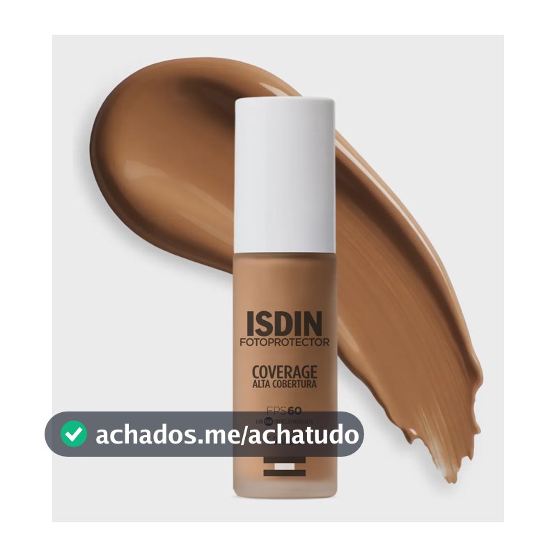Protetor Solar Isdin Coverage Creme Tom 5.0 Fps 60 30g