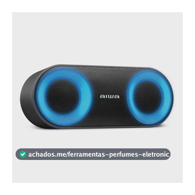 Caixa De Som Speaker Aiwa AWS-SP-01 Bluetooth Cor Preto