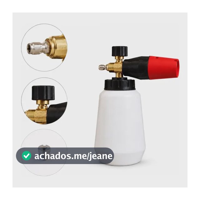 Canhão De Espuma Snow Foam 360 Com Entrada Engate Rápido 1 L