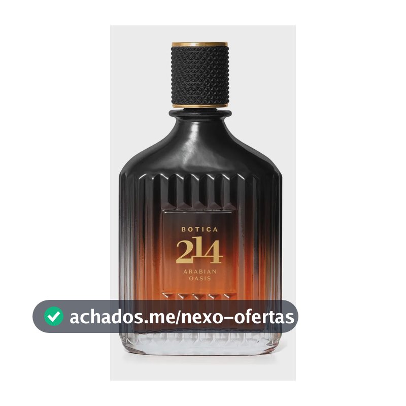 Botica 214 Arabian Oasis Edp Masculino - Boticário 90ml