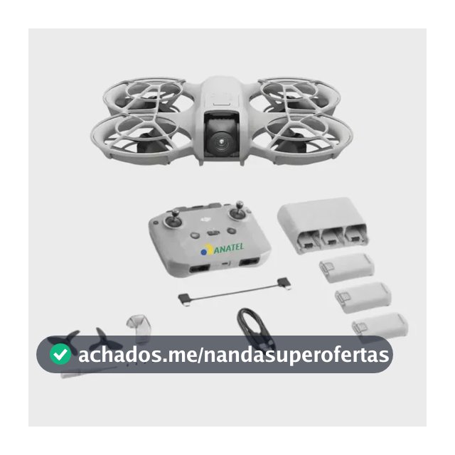 Drone DJI Neo Fly More Combo Cor Cinza