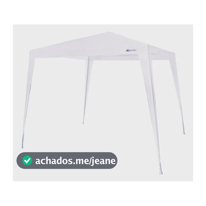 Gazebo Desmontável Ntk Camp 3x3 Metros Branco