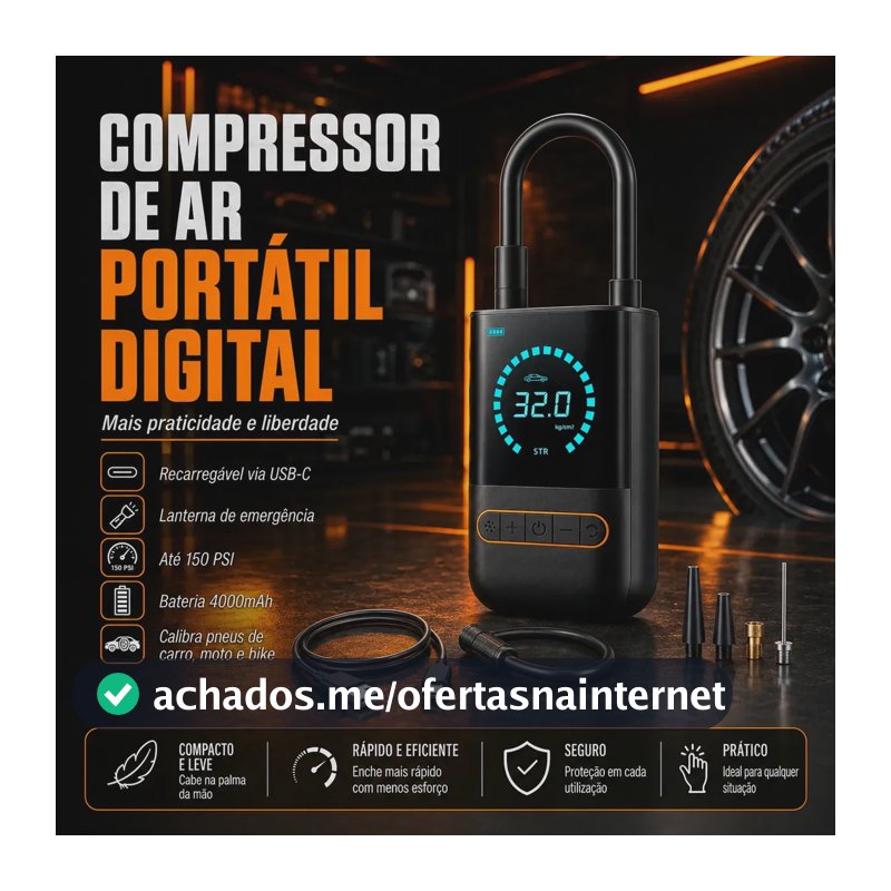 Compressor De Ar Mini Bomba Calibrador De Ar Portátil Recarregável Para Pneus De Bicicleta Moto Carro Bolas Infláveis