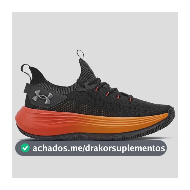 Tênis Masculino Hooper Under Armour Black/lavared/metpewter Liso 44