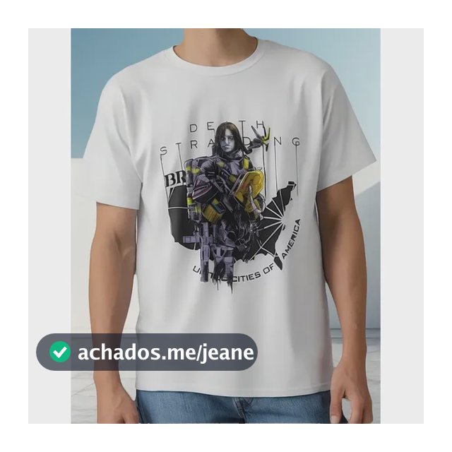 Camiseta De Fã Do Death Stranding Transporter Hideo Kojima P