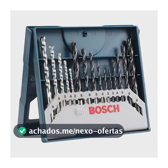 Jogo De Brocas Furadeira Para Madeira Concreto Meta Bosch