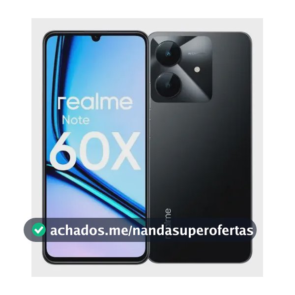 Realme Note 60x Dual Sim 128gb 4gb Ram Preto Preto