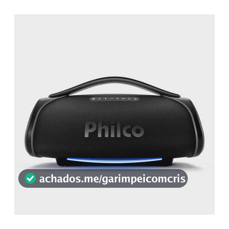 Caixa de som Boombox Philco Extreme Bluetooth V.5.4 300W PBX01
