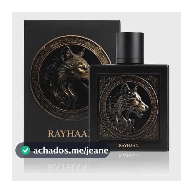 Perfume Árabe Wolf Rayhaan Lobo 100ml Oriental Amadeirado