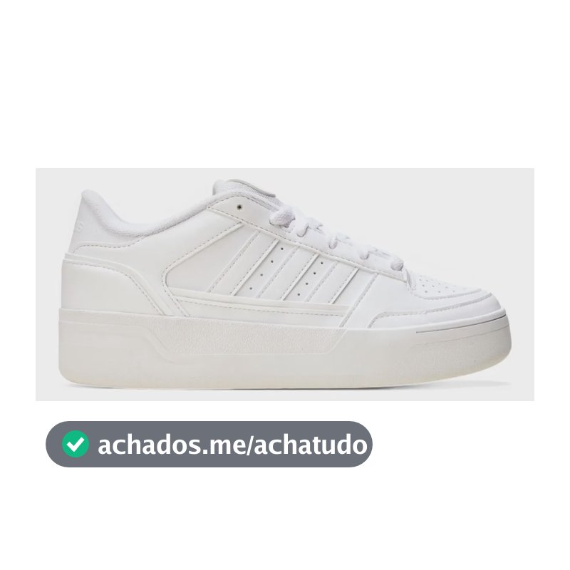 Tênis Casual Feminino Turnaround adidas Cloud White/cloud White/cloud White Liso 36 Br
