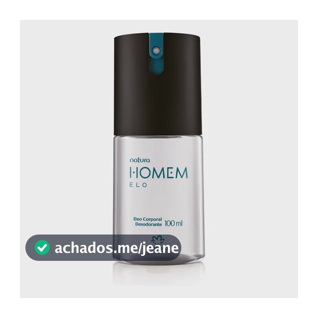 Desodorante Corporal Natura Homem Elo 100ml