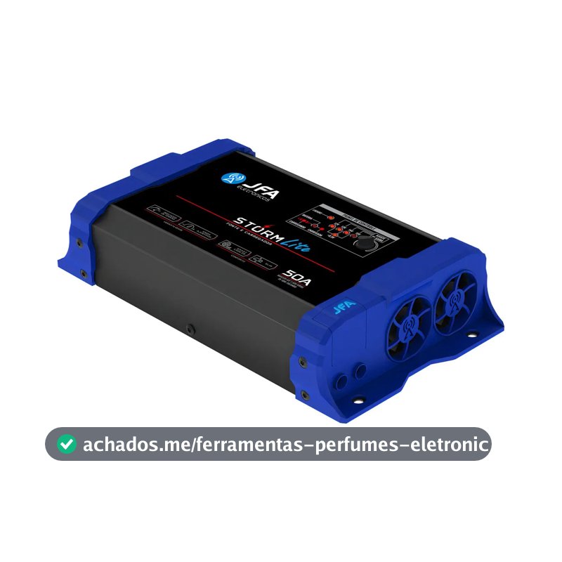 Fonte Carregador JFA Storm Lite 50A 1050W Bivolt Smart Cooler Azul