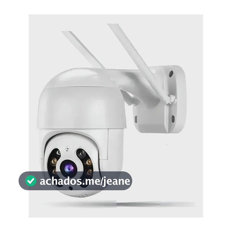 Câmera Ip Externa Prova Dágua Full Hd 1080p Wi-fi Cor Branco Icsee A8