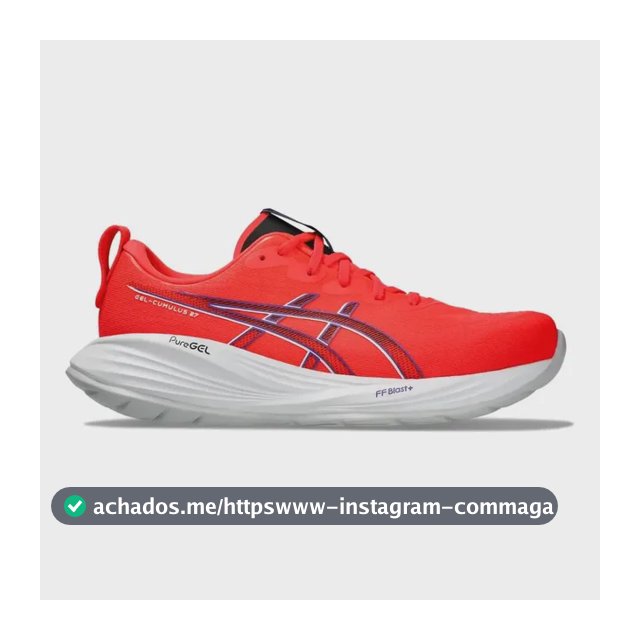 Tênis Asics Gel-cumulus 27 Masculino Vermelho Liso 43 Br