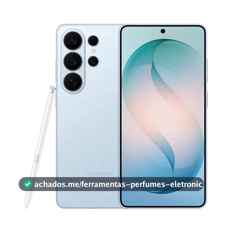 Celular Samsung Galaxy S26 Ultra 5G, 256GB, 12GB RAM, Câmera Quádrupla, Tela Grande de 6.9" Azul