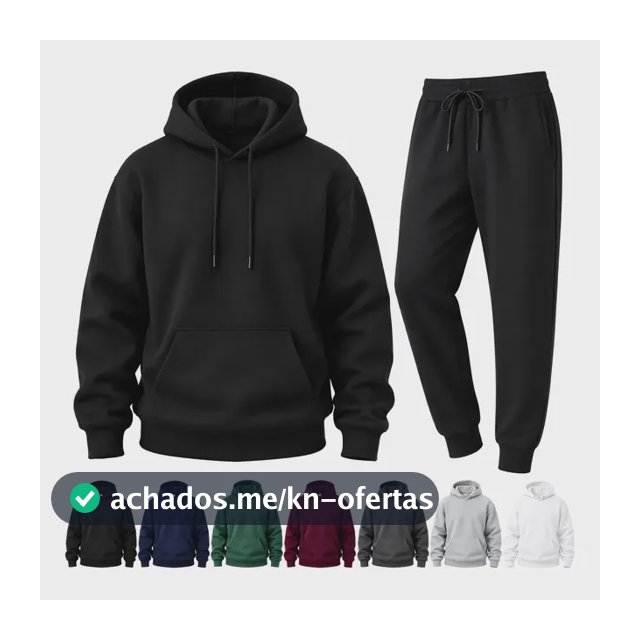 Conjunto Moletom Masculino,incluir Casaco Com Capuz E Calças