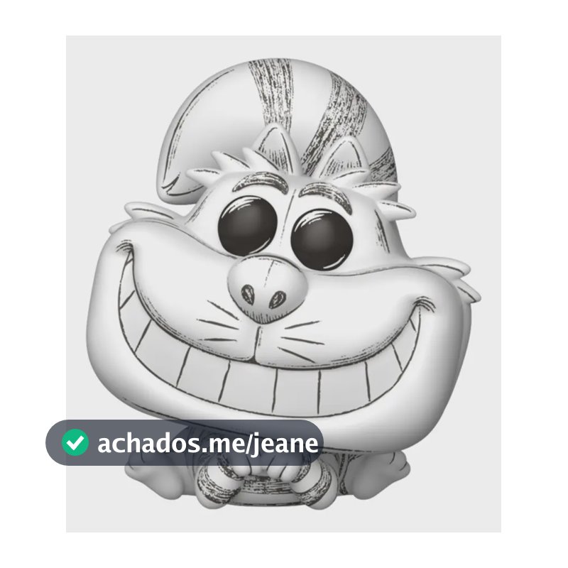 Boneco Funko Pop! Disney Esboços - Gato De Cheshire