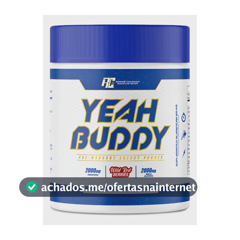 Pré Treino yeah buddy Ronnie Coleman Frutas Vermelhas 360g