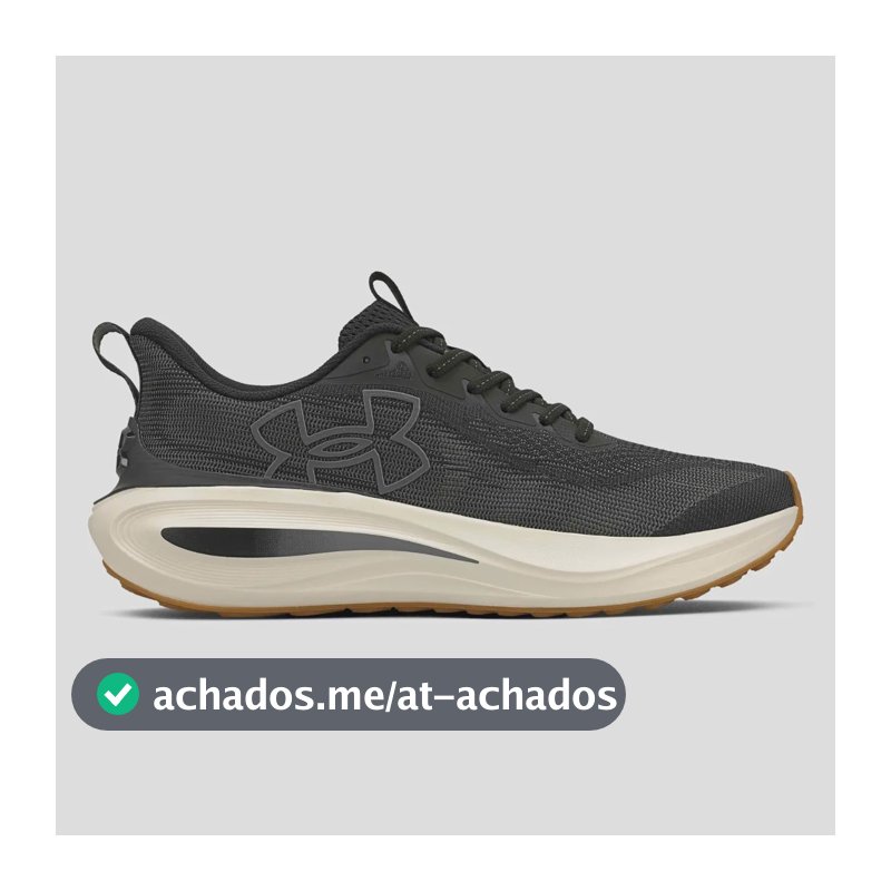 Tênis Masculino Charged Skyline 5 Under Armour Preto Liso 40 Br