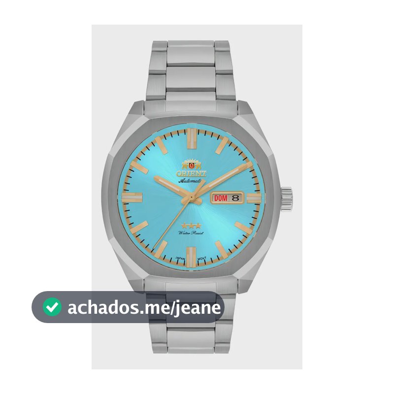Relógio Automático Orient Prata Nh3ss008 A1sx