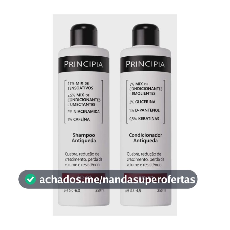 Principia Kit Shampoo E Condicionador Antiqueda Aq-01