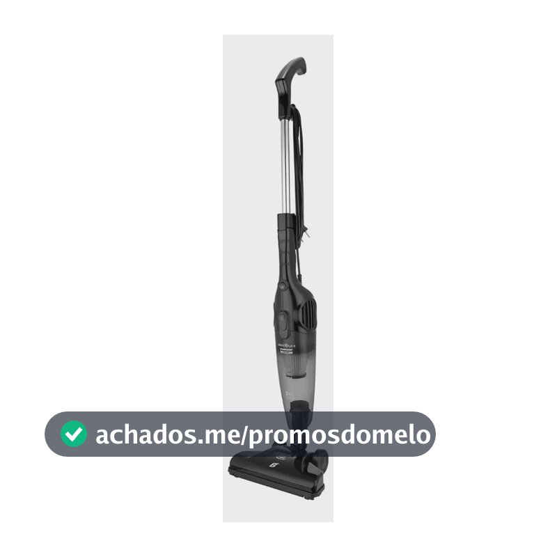 Britânia BAS1295P Aspirador de Pó 2 em 1 1250W Preto – Potência e praticidade para sua casa