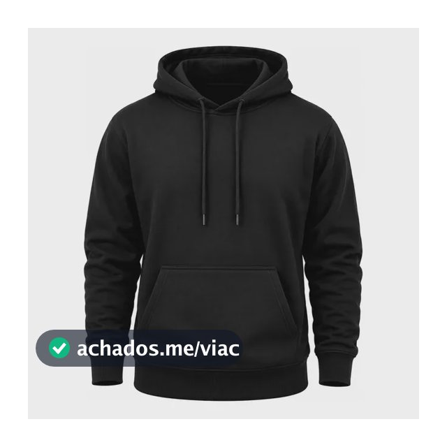 Moletom Canguru Com Capuz Masculino Flanelado Liso