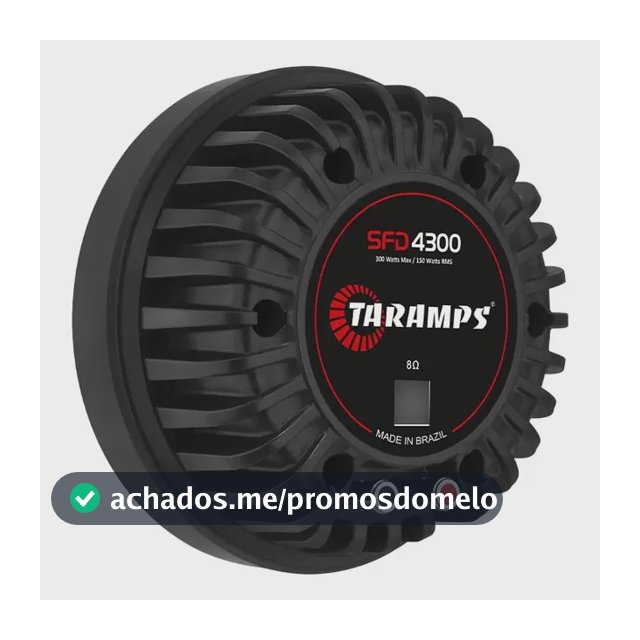 Corneta Taramps Sfd4300 8ohms 300w Corneta Som Automotivo Preto