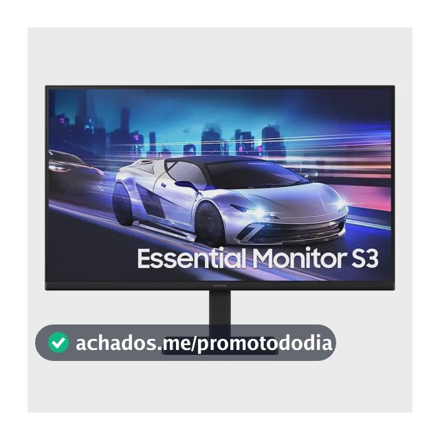 Monitor Gamer Samsung Essential S3, 24" FHD, 120 Hz, HDMI, Preto